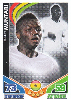 Sulley Muntari Ghana 2010 World Cup Match Attax #108